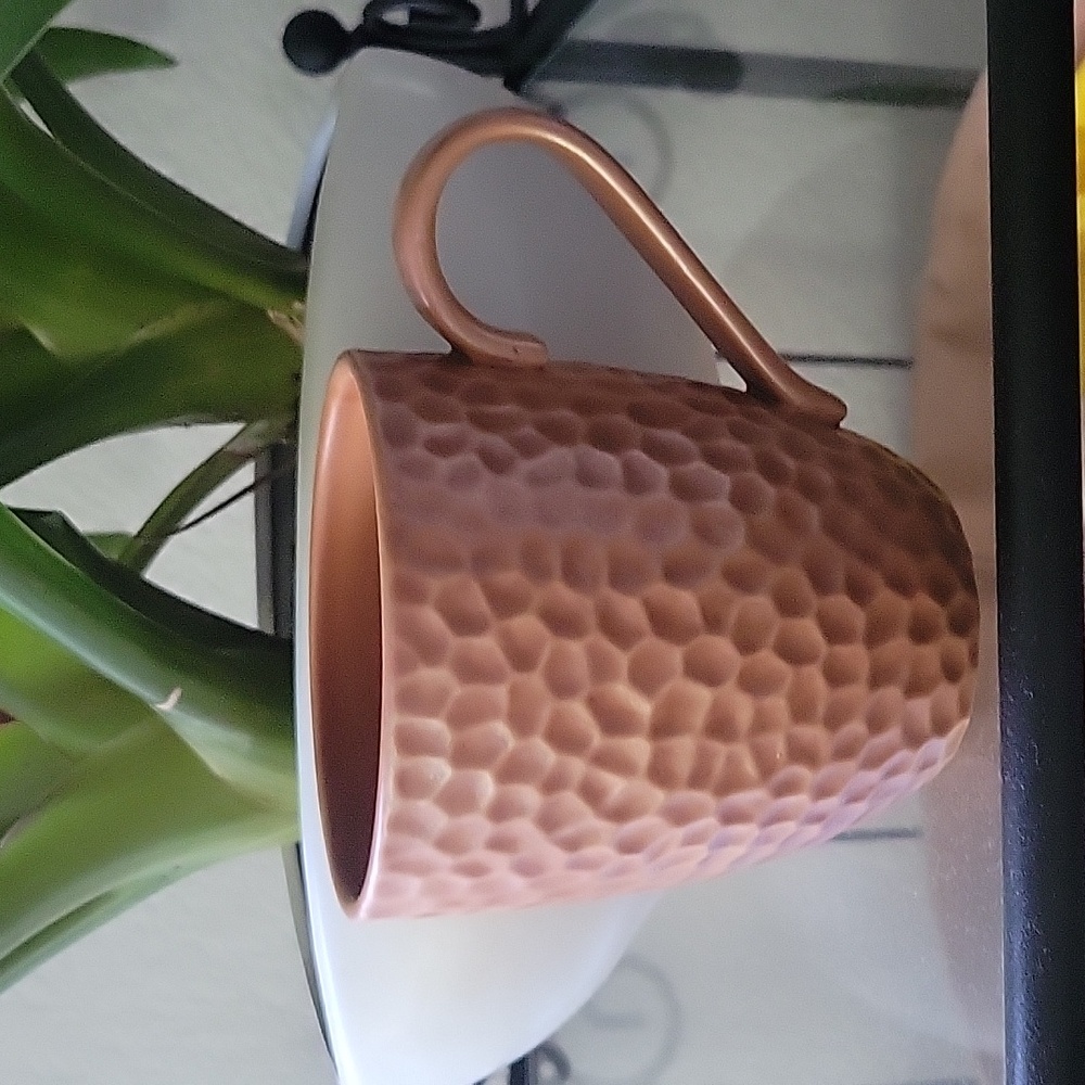 Starbucks copper dimple.